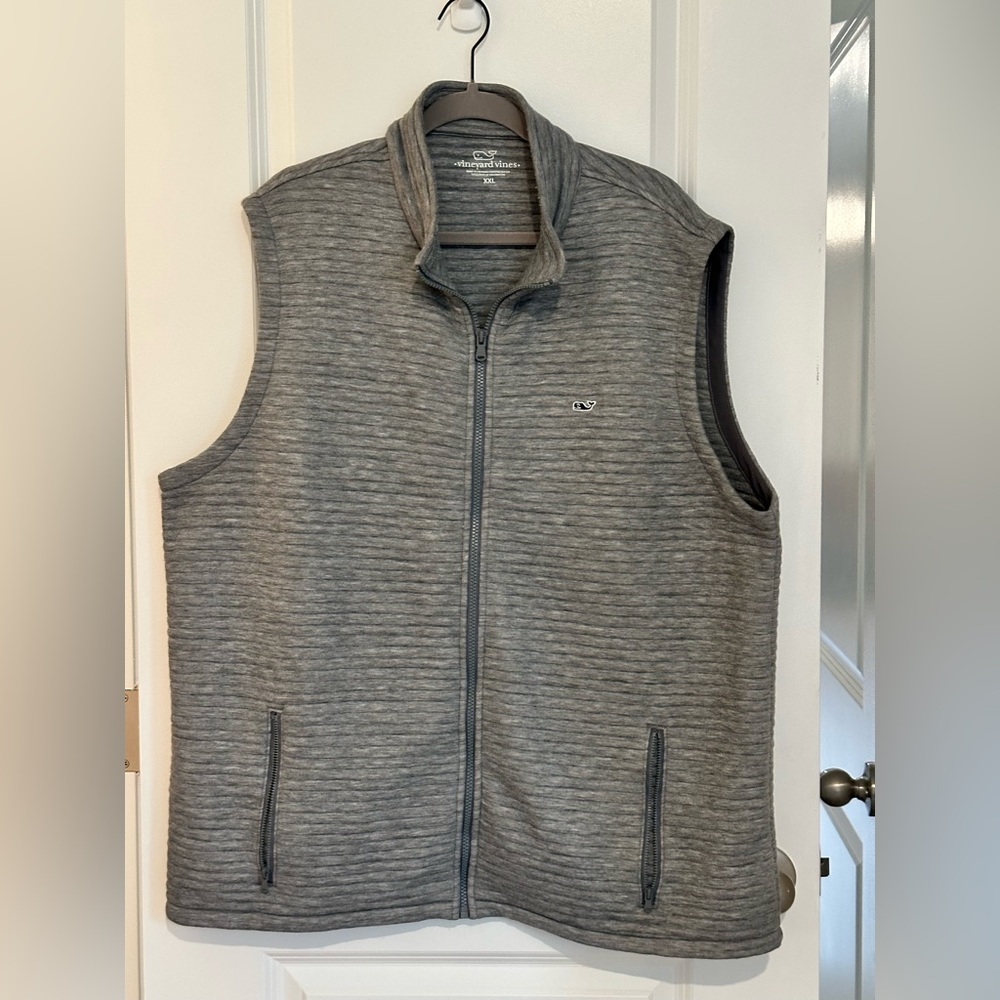 Vineyard Vines Heather Gray Vest Men’s Size XXL